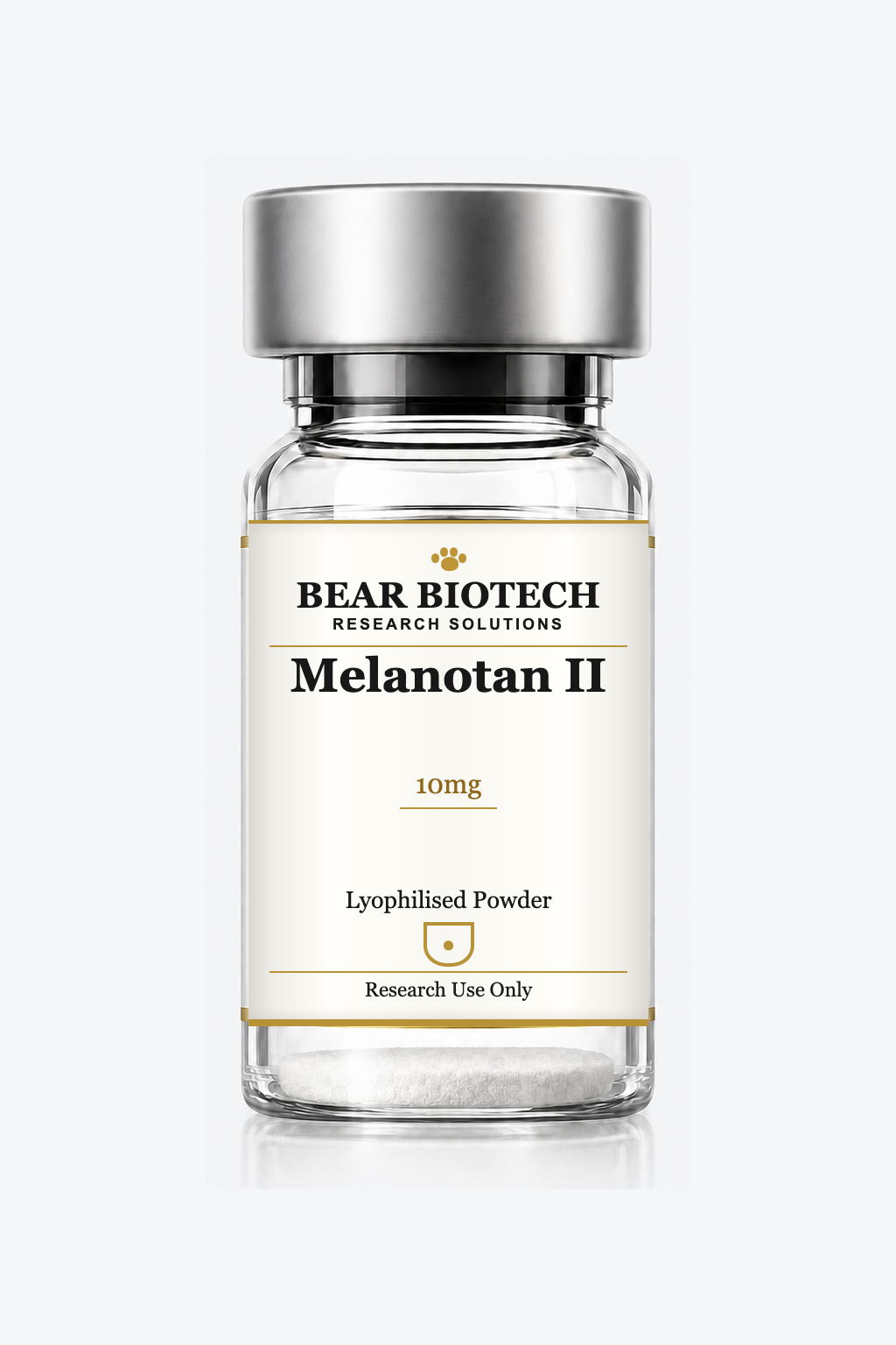 Melanotan II 10mg lyophilised powder research vial