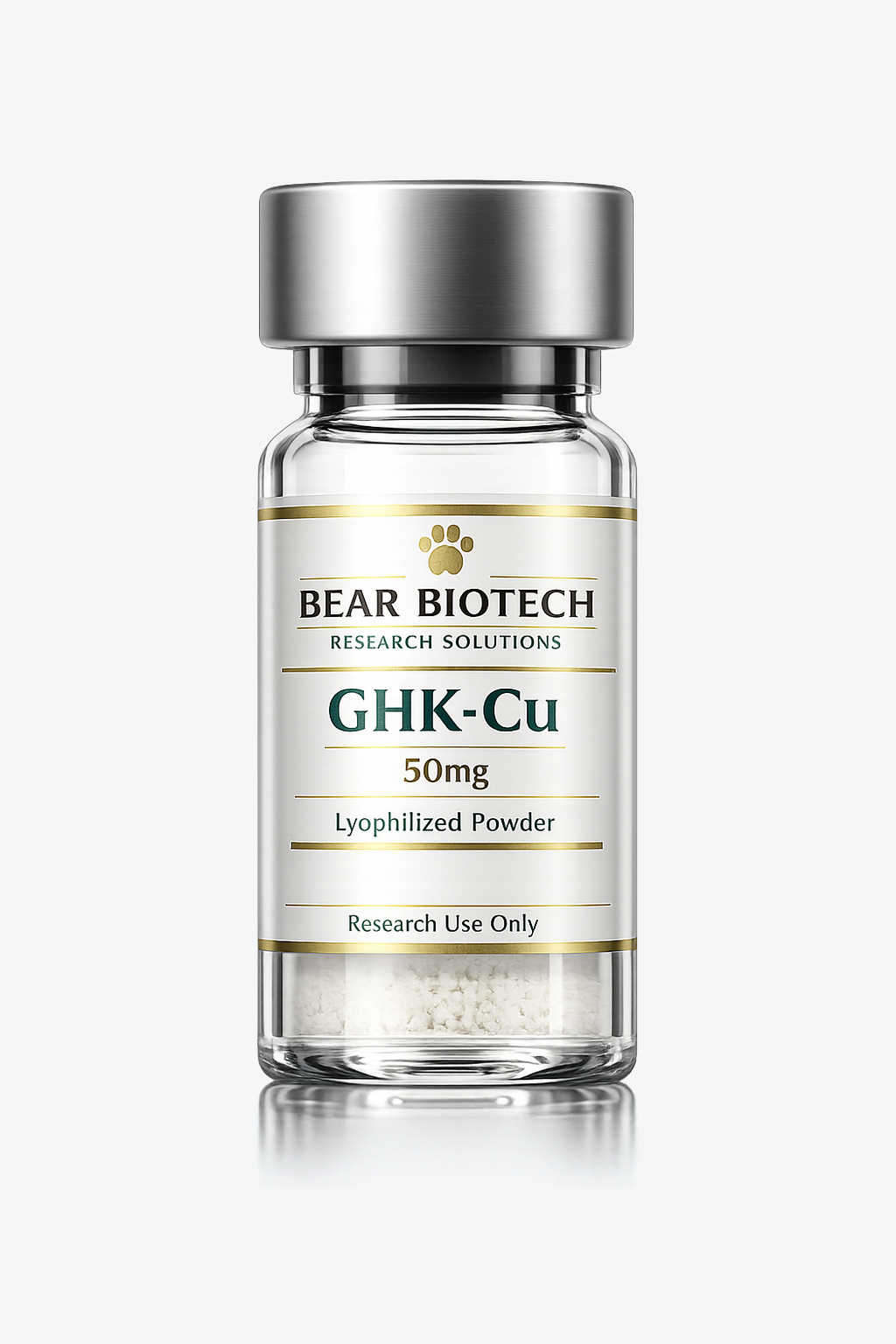 GHK-Cu 50mg lyophilised powder research vial