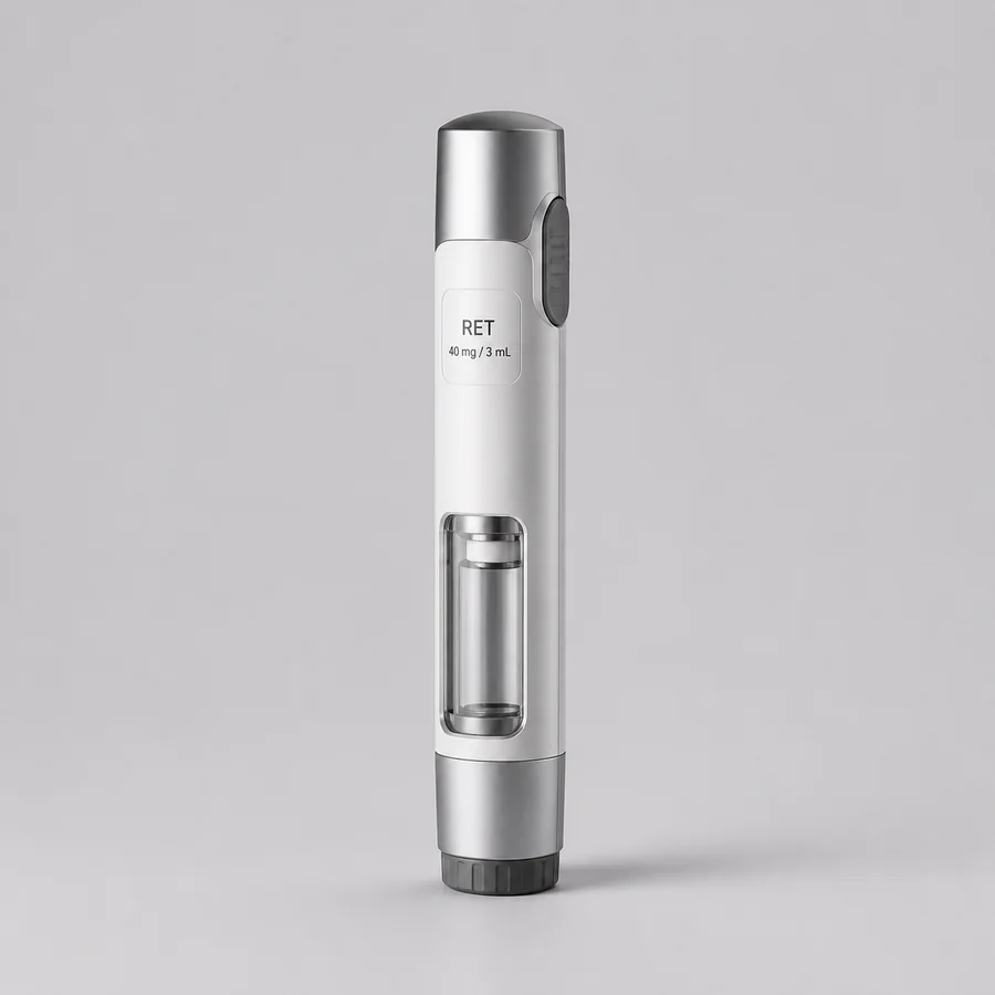 Generic silver RET research pen catalogue illustration